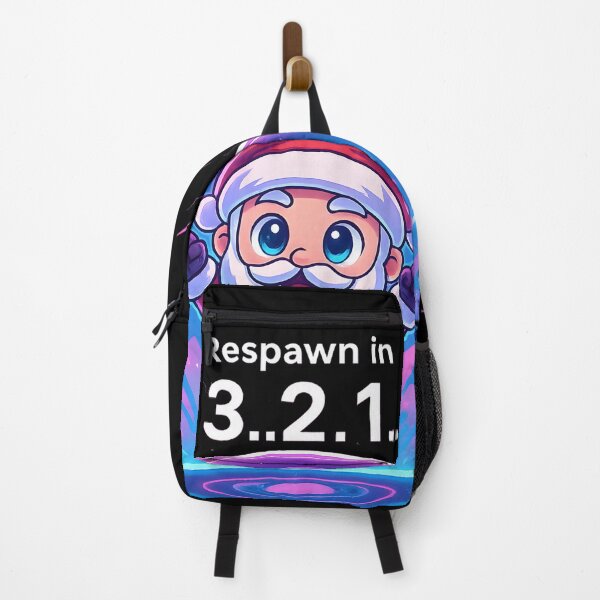 Item preview, Chibi Gamer Santa Respawn | Neon Christmas Art designed and sold by SoulenCify.