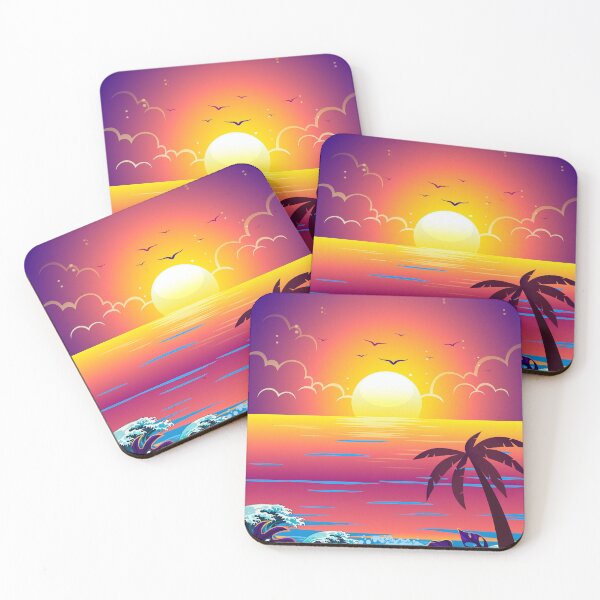 Item preview, stylish sunset painting designed and sold by DREAMYOND.