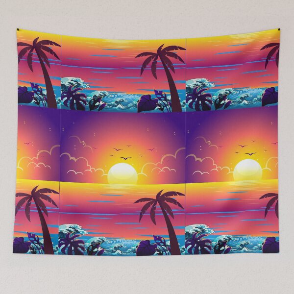 Item preview, stylish sunset painting designed and sold by DREAMYOND.