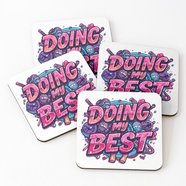 Item preview, Doing My Best – Gamer Ninja Edition designed and sold by SoftgroveStudio.
