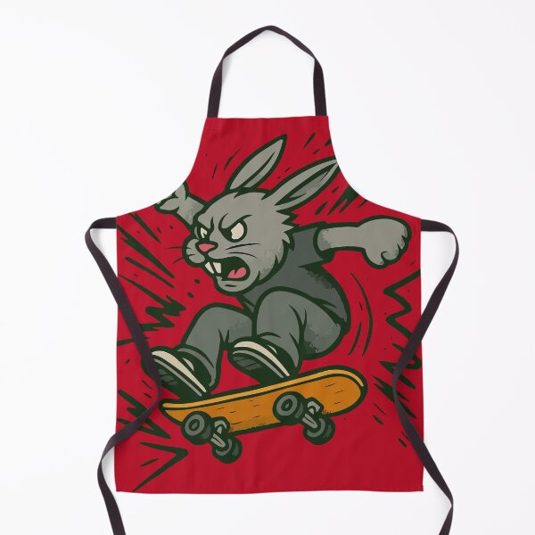 Item preview, Skateboard Rabbit Funny Bunny Extreme Sports designed and sold by SillyPawsStudio.