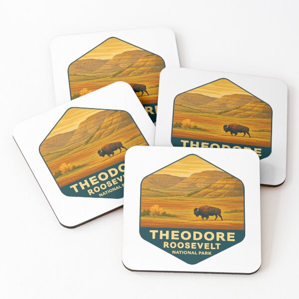 Item preview, Pegatina del Parque Nacional Theodore Roosevelt designed and sold by Ismeal Von.