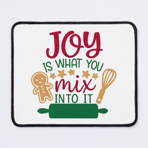 Item preview, Joy Is What You Mix Into It" Christmas Baking Design designed and sold by AmtsDesigns.