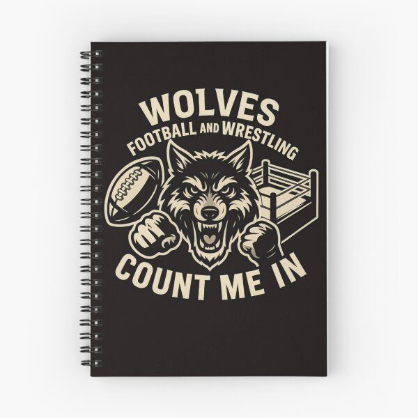 Item preview, "Wolves – Football and Wrestling – Count Me In" designed and sold by FrameFlow.