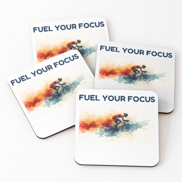 Item preview, Fuel Your Focus - Cycling Motivation Gift & Athlete Apparel designed and sold by endurothreads.
