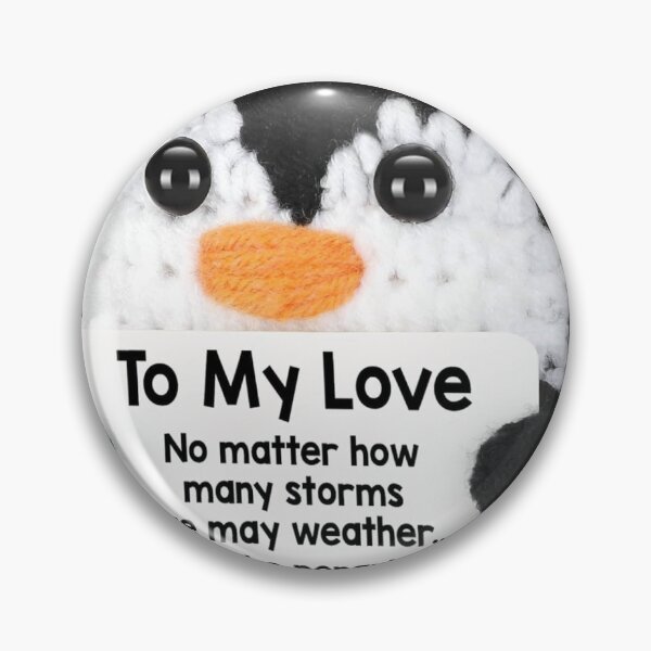Item preview, Handmade Crochet Penguin Gift – Cute Romantic Present for Him or Her, Boyfriend, Girlfriend, Husband, Wife – I Love You Anniversary, Birthday, Wedding, or Easter Gift for Couples designed and sold by Ethan  Miller.