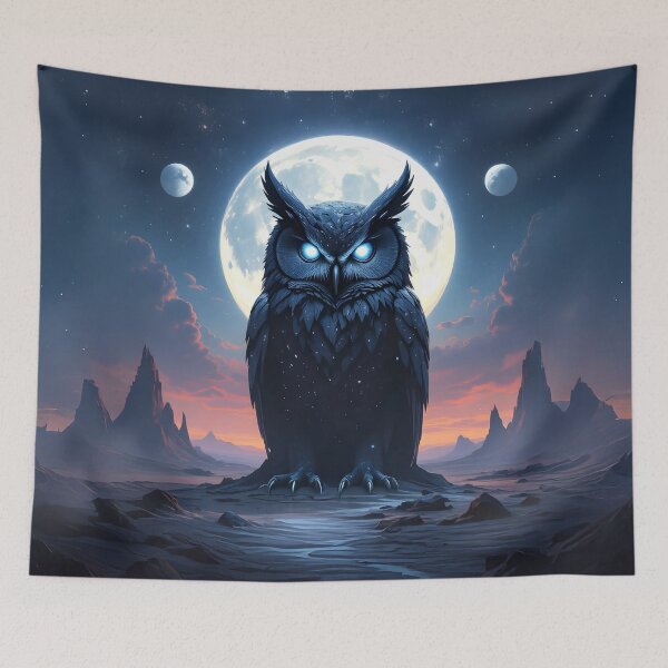 Item preview, A colossal, ancient owl, carved from obsidian designed and sold by Marcu Ioachim.