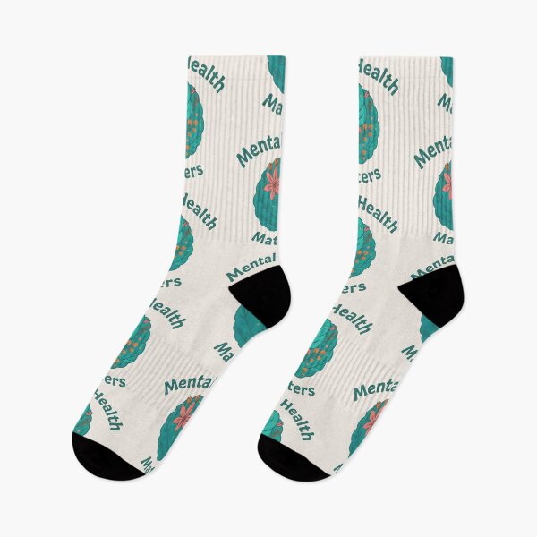 Item preview, Mental Health Matters Floral Brain | Wellness, Self-Care & Positive Mind Design designed and sold by PureBrain.