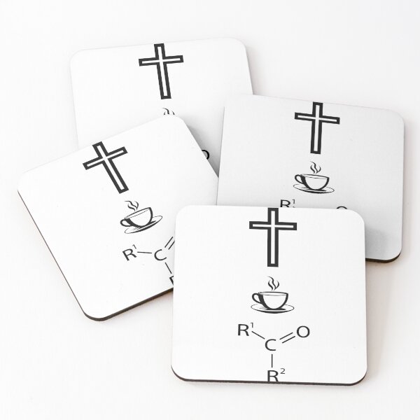 Item preview, Fueled By Faith Coffee and Ketones - Funny Christian Keto Diet Gift designed and sold by SylwiaPrint.