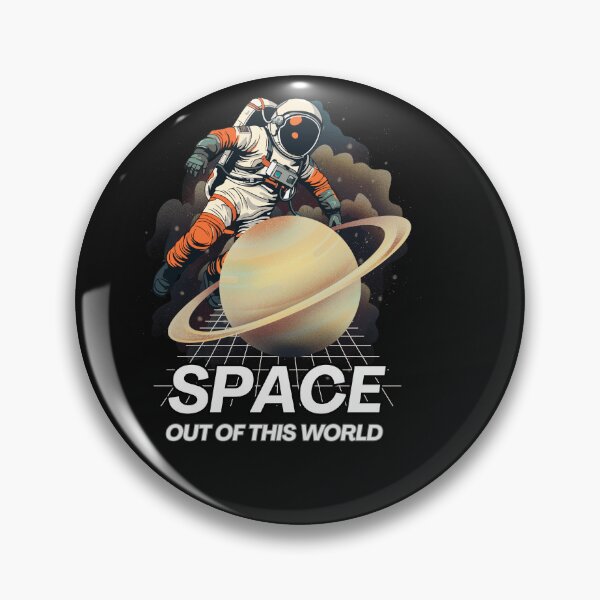 Item preview, SPACE Out Of This World Saturn Astronaut Art designed and sold by Graphizia.