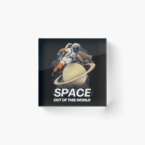 Item preview, ​SPACE Out Of This World Saturn Astronaut Art designed and sold by Graphizia.