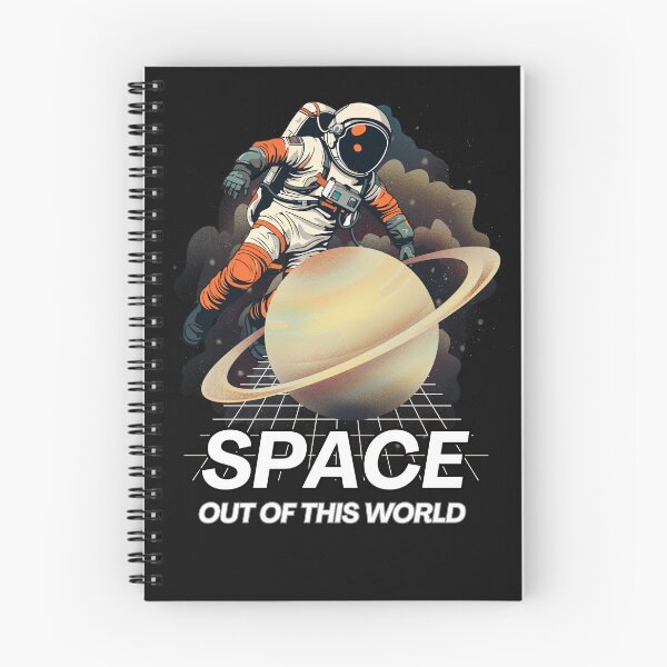 Item preview, ​SPACE Out Of This World Saturn Astronaut Art designed and sold by Graphizia.