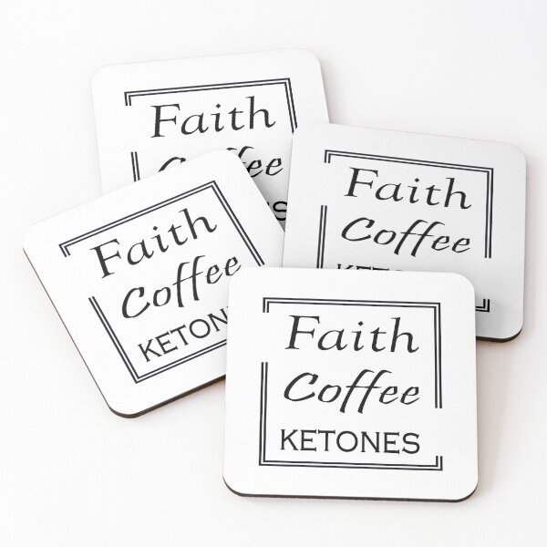 Item preview, Fueled By Faith Coffee and Ketones - Funny Christian Keto Diet Gift designed and sold by SylwiaPrint.