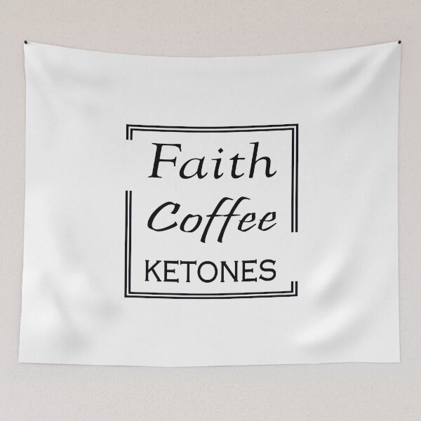 Item preview, Fueled By Faith Coffee and Ketones - Funny Christian Keto Diet Gift designed and sold by SylwiaPrint.