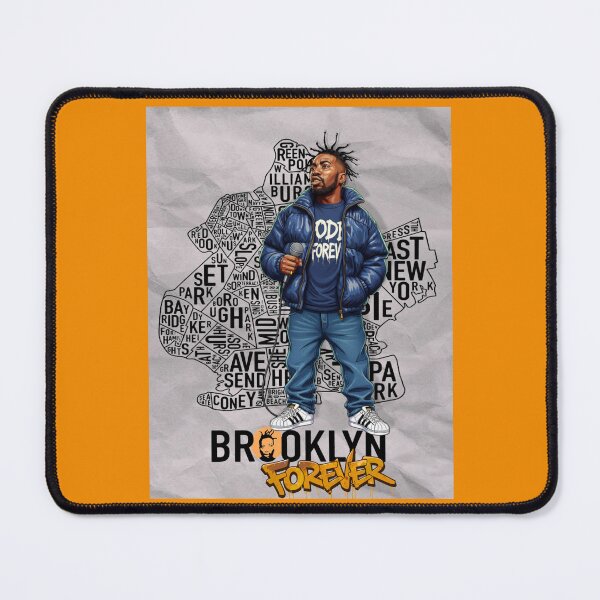 Item preview, Ol' Dirty Bastard Brooklyn Map Hip Hop Art designed and sold by WHITE FLAME PRINTS.
