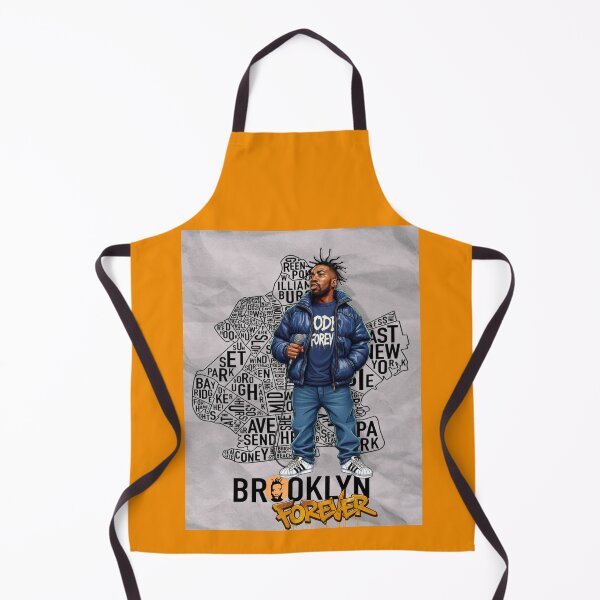Item preview, Ol' Dirty Bastard Brooklyn Map Hip Hop Art designed and sold by WHITE FLAME PRINTS.