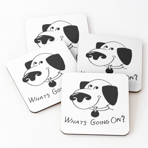 Item preview, animal dog cartoon design: what's going on ? designed and sold by jameshowgelpen.
