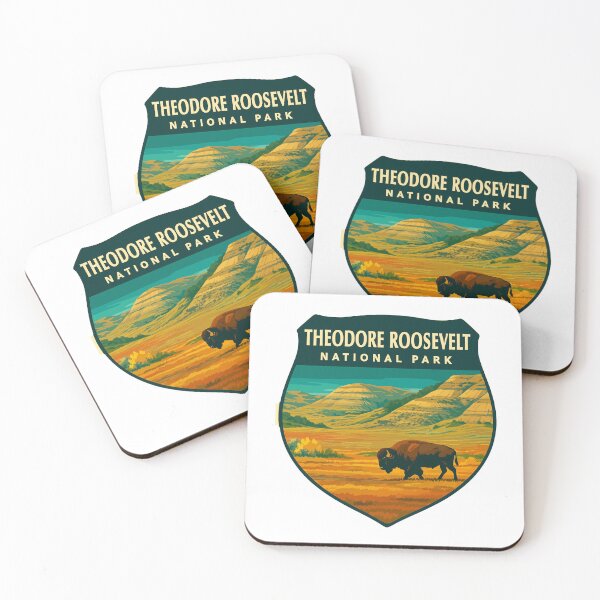 Item preview, Pegatina del Parque Nacional Theodore Roosevelt designed and sold by Ismeal Von.