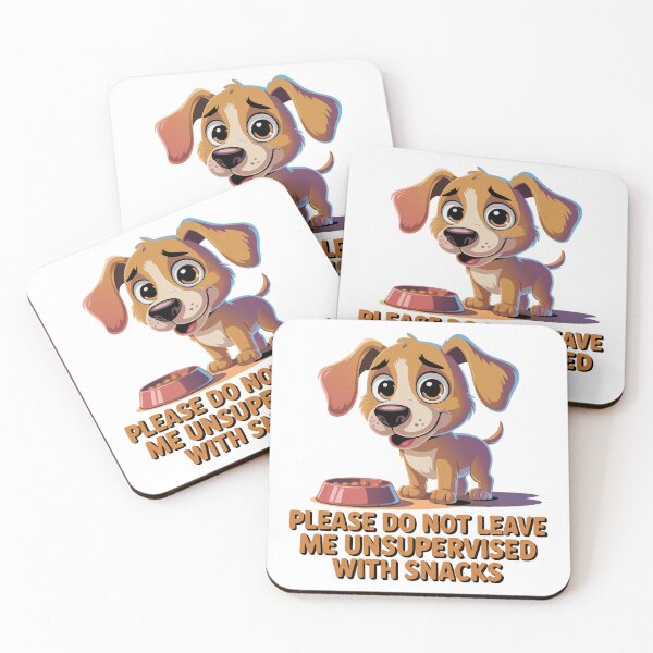 Item preview, Guilty Snack-Loving Dog Funny Colorful Cartoon Graphic designed and sold by Tong4130.