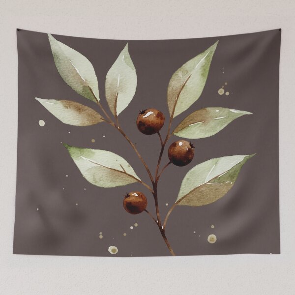 Item preview, Branch with leaves designed and sold by Design4uStudio.