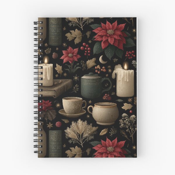 Item preview, Winter Hearth & Poinsettia designed and sold by ArgentoArt.