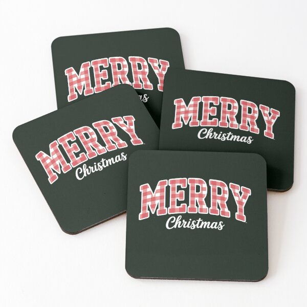 Item preview, MERRY Christmas Buffalo Plaid T-Shirt - Festive Red Gingham Block Letter Holiday Tee designed and sold by ZyxDes.