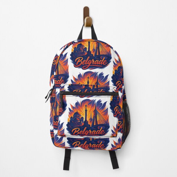 Item preview, Belgrade, capital city of Serbia, silhouette dynamic, magnificent, gift designed and sold by Pineapple-Tree.