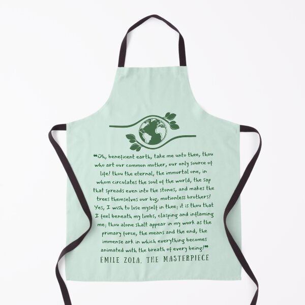 Item preview, Émile Zola quote: "Oh, beneficent earth, take me unto thee, thou who art our common mother, our only source of life! thou the eternal, the immortal one, designed and sold by artbleed.