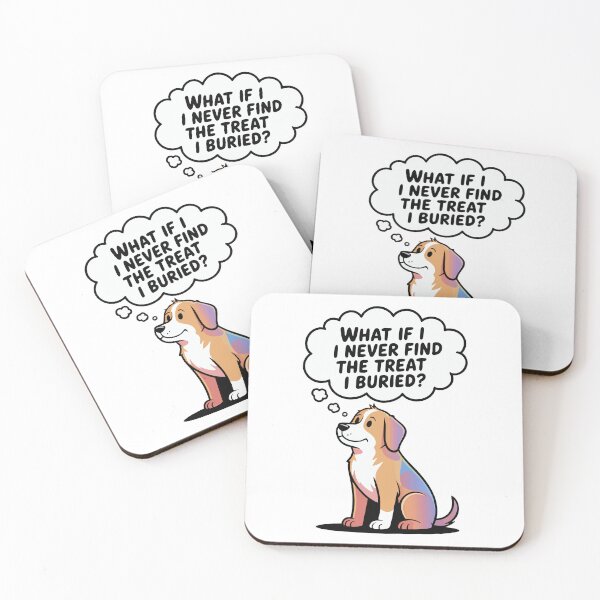 Item preview, Thoughtful Dog Pondering Life Funny Colorful Art Design designed and sold by Tong4130.