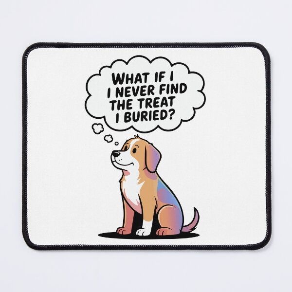 Item preview, Thoughtful Dog Pondering Life Funny Colorful Art Design designed and sold by Tong4130.