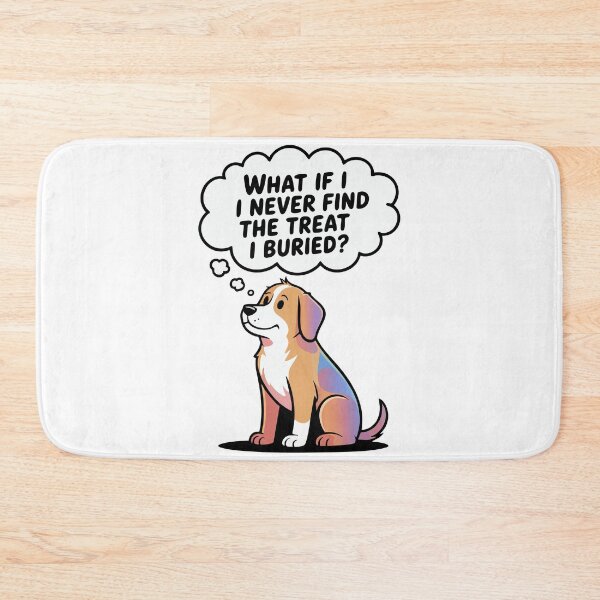 Item preview, Thoughtful Dog Pondering Life Funny Colorful Art Design designed and sold by Tong4130.