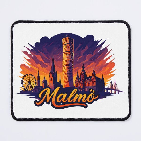 Item preview, Malmö city Sweden cool epic dynamic magnificent gift designed and sold by Pineapple-Tree.