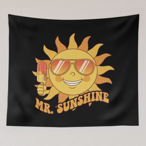 Item preview, Mr. Sunshine Retro Vintage Cartoon Summer Vibes designed and sold by DIRTYSKETCHH.