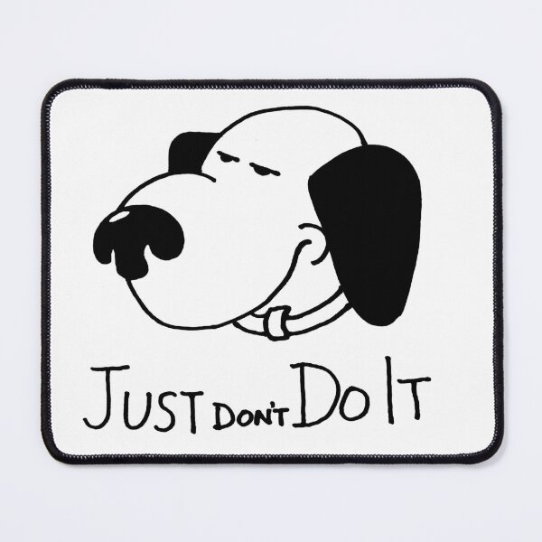 Item preview, animal pet dog cartoon art: just don't do it. designed and sold by jameshowgelpen.