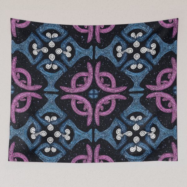 Item preview, New Zealand Māori Paua Pattern Koru Design 615 designed and sold by GrinGalore.