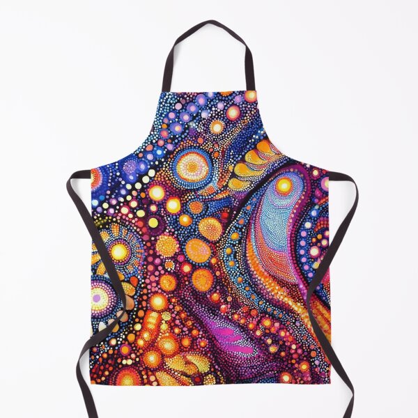 Item preview, Aboriginal Inspired Dot Art - Lava Red-Hot Hubs designed and sold by GrinGalore.