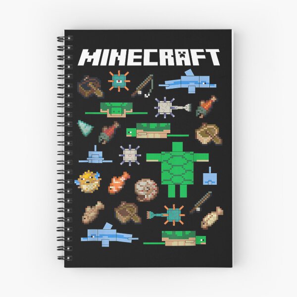 Item preview, Minecraft Aquatic Pixel Creatures Grid Art designed and sold by AmareAlfr.