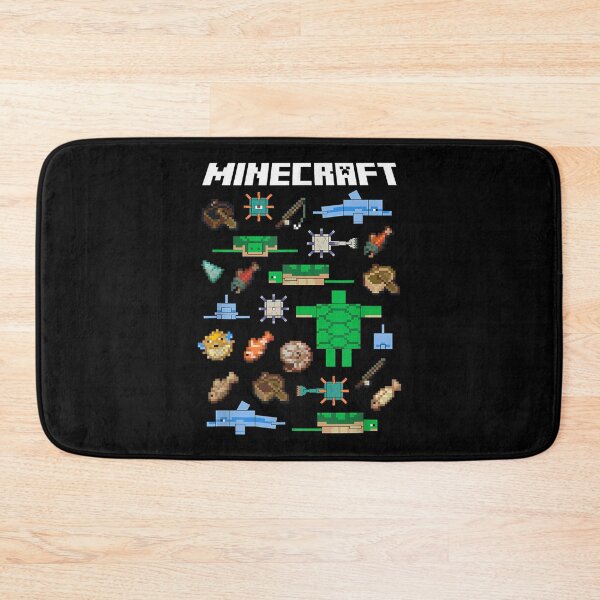 Item preview, Minecraft Aquatic Pixel Creatures Grid Art designed and sold by AmareAlfr.