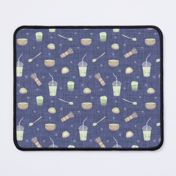 Item preview, Whimsical Matcha Green Tea Ritual with Mochi, Whisk, Cups and Tiny Flowers designed and sold by piptompatternco.