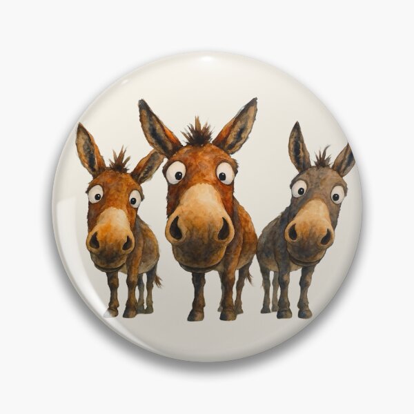 Item preview, Gorgeous Gang of Donkeys ' DoNKeY DaY OuT! ' BY SHiRLeY MacARTHuR designed and sold by Shirley MacArthur Art.