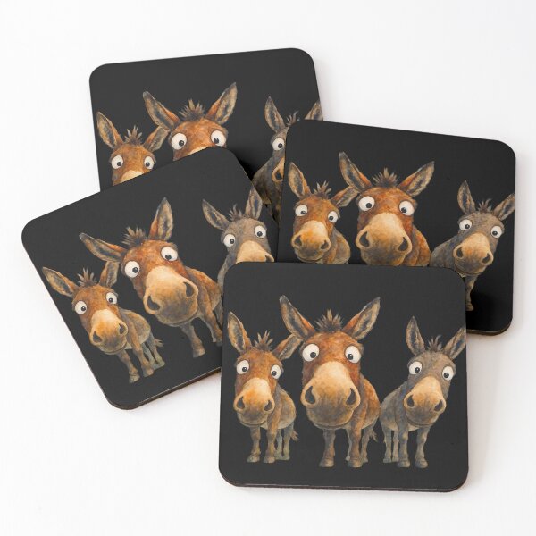 Item preview, Gorgeous Gang of Donkeys ' DoNKeY DaY OuT! ' BY SHiRLeY MacARTHuR designed and sold by Shirley MacArthur Art.