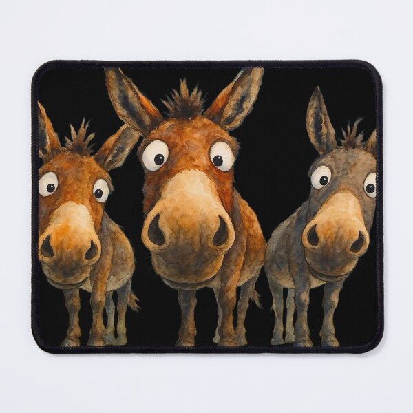 Item preview, Gorgeous Gang of Donkeys ' DoNKeY DaY OuT! ' BY SHiRLeY MacARTHuR designed and sold by Shirley MacArthur Art.