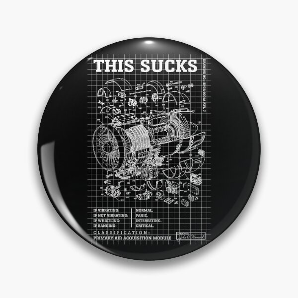 Item preview, This Sucks Funny Aerospace Engineer Airplane Jet Engine designed and sold by GrandeDuc.