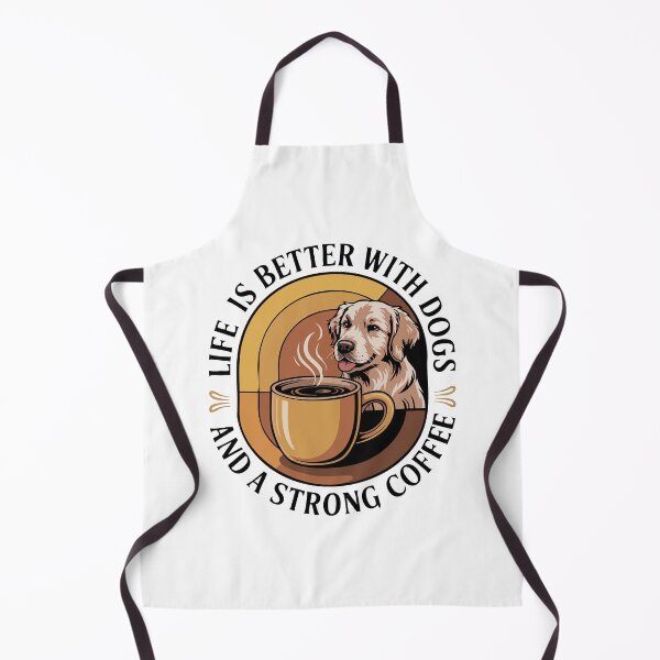 Item preview, Coffee Lover Dog Badge Colorful Modern Graphic Emblem designed and sold by Tong4130.