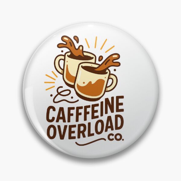 Item preview, Spilled Cup Brain Melt — Caffeine Overload Co. designed and sold by PickaPicVibe.