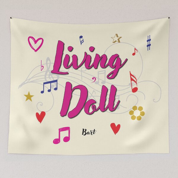 Item preview, Living Doll Popular Song Title designed and sold by CharlottePlaceArt.