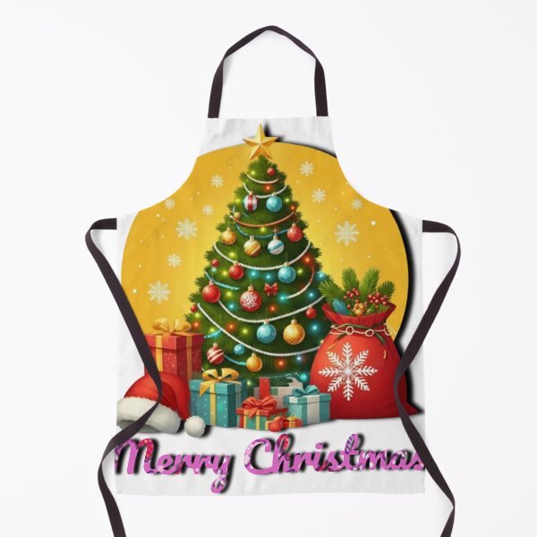 Item preview, Illustrated Holiday Scene with Decorated Tree and Santa's Sack designed and sold by arnabscreativeworld.