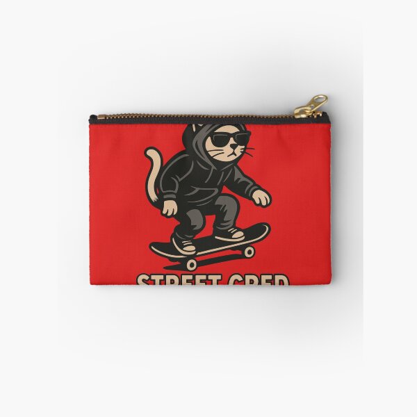 Item preview, Skater Cat | Street Cred | Cool Streetwear Skateboarder designed and sold by SillyPawsStudio.