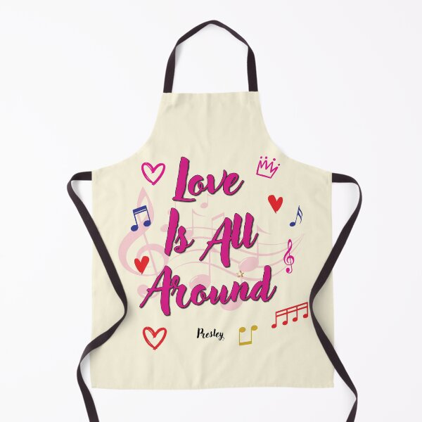 Item preview, Love Is All Around Popular Song Title designed and sold by CharlottePlaceArt.