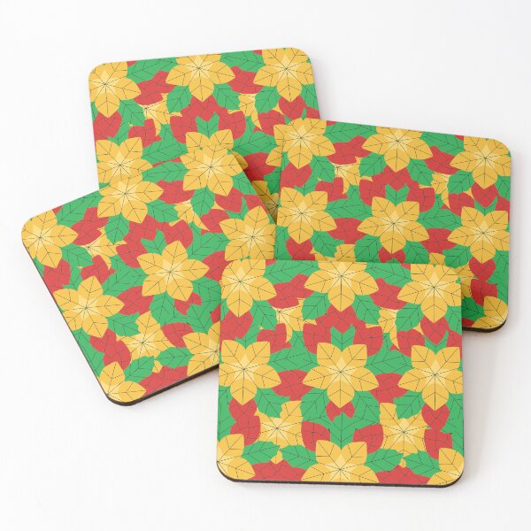 Item preview, Stylized leaves in red, yellow, and green designed and sold by southerndoll67.
